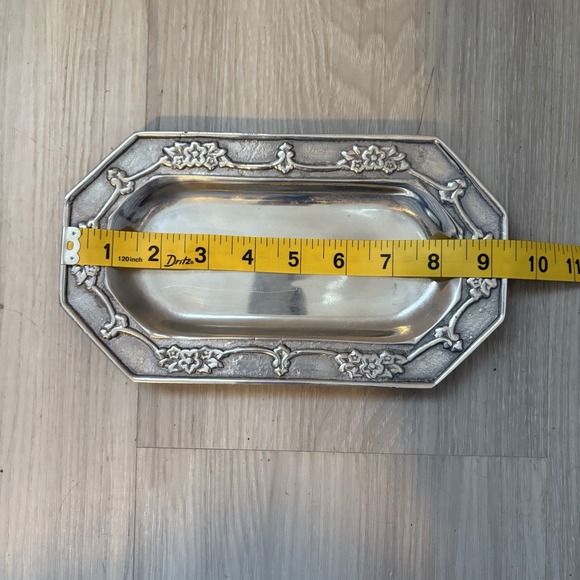 Vari Disenos by Ismael Valenzuela Romo Mexico Silver Metal Serving Tray - Picture 6 of 7